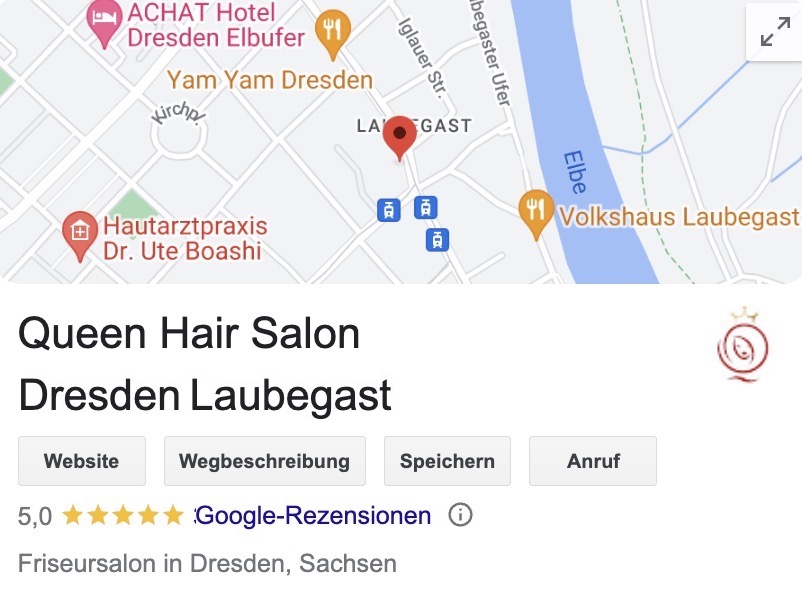 Bewertung Queen Hair Salin Dresden Laubegast